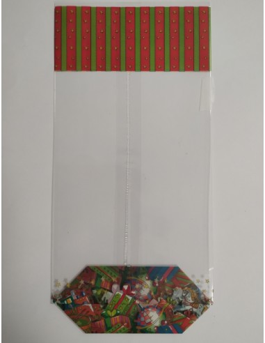 Sachet fond carton motif Noël Toys -...